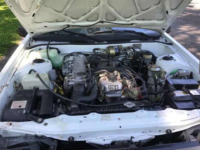 1984 White Toyota Celica Coupe