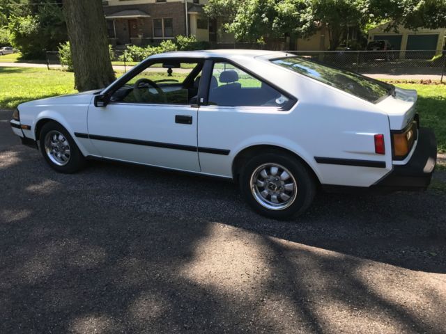 1984 White Toyota Celica Coupe