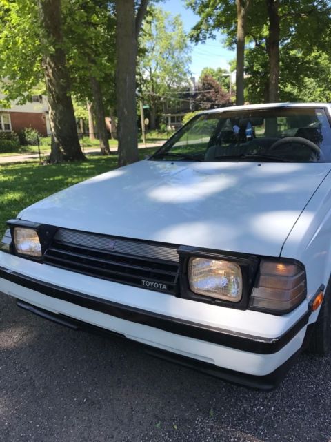 1984 White Toyota Celica Coupe