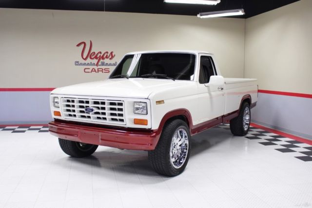 1984 White Ford F-150 Pickup Truck