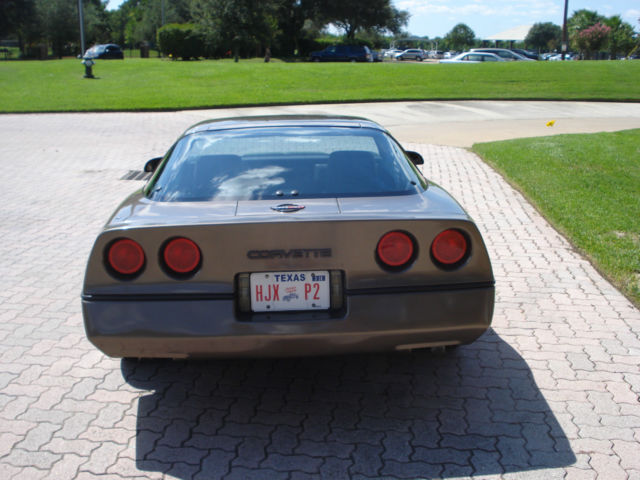 1984 Deep Metallic Bronze Chevrolet Corvette Hatchback