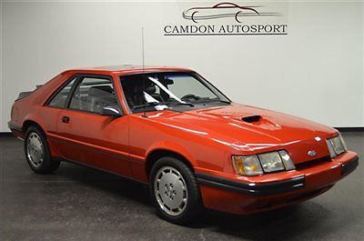 1985 Red Ford Mustang Coupe