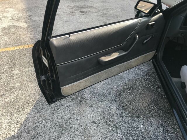 1985 Black Ford Mustang Hatchback