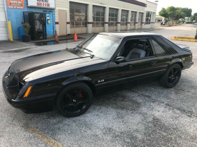 1985 Black Ford Mustang Hatchback