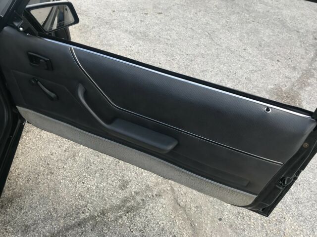 1985 Black Ford Mustang Hatchback
