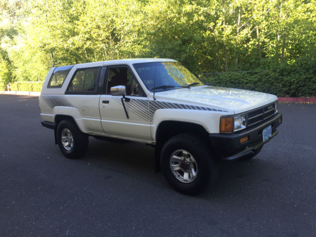1987 White Toyota 4Runner SUV