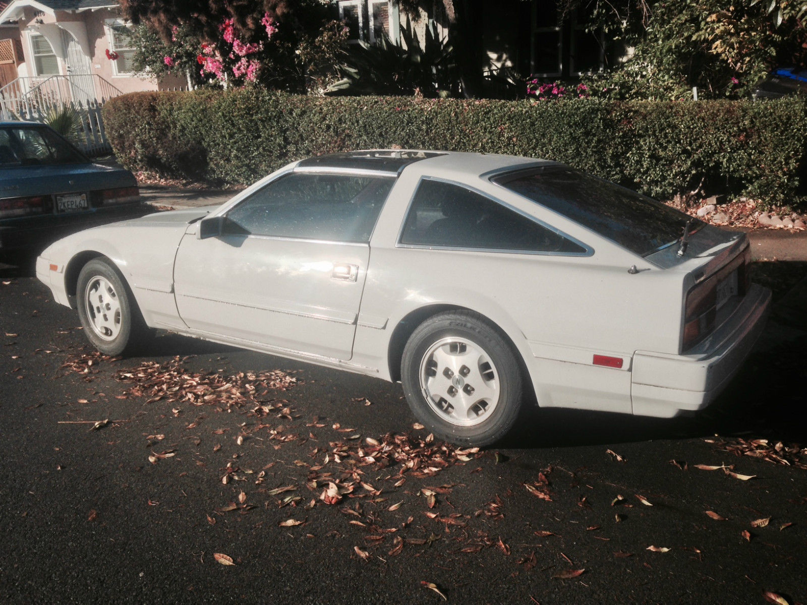 1985 light grey Nissan 300ZX 2+2 coupe