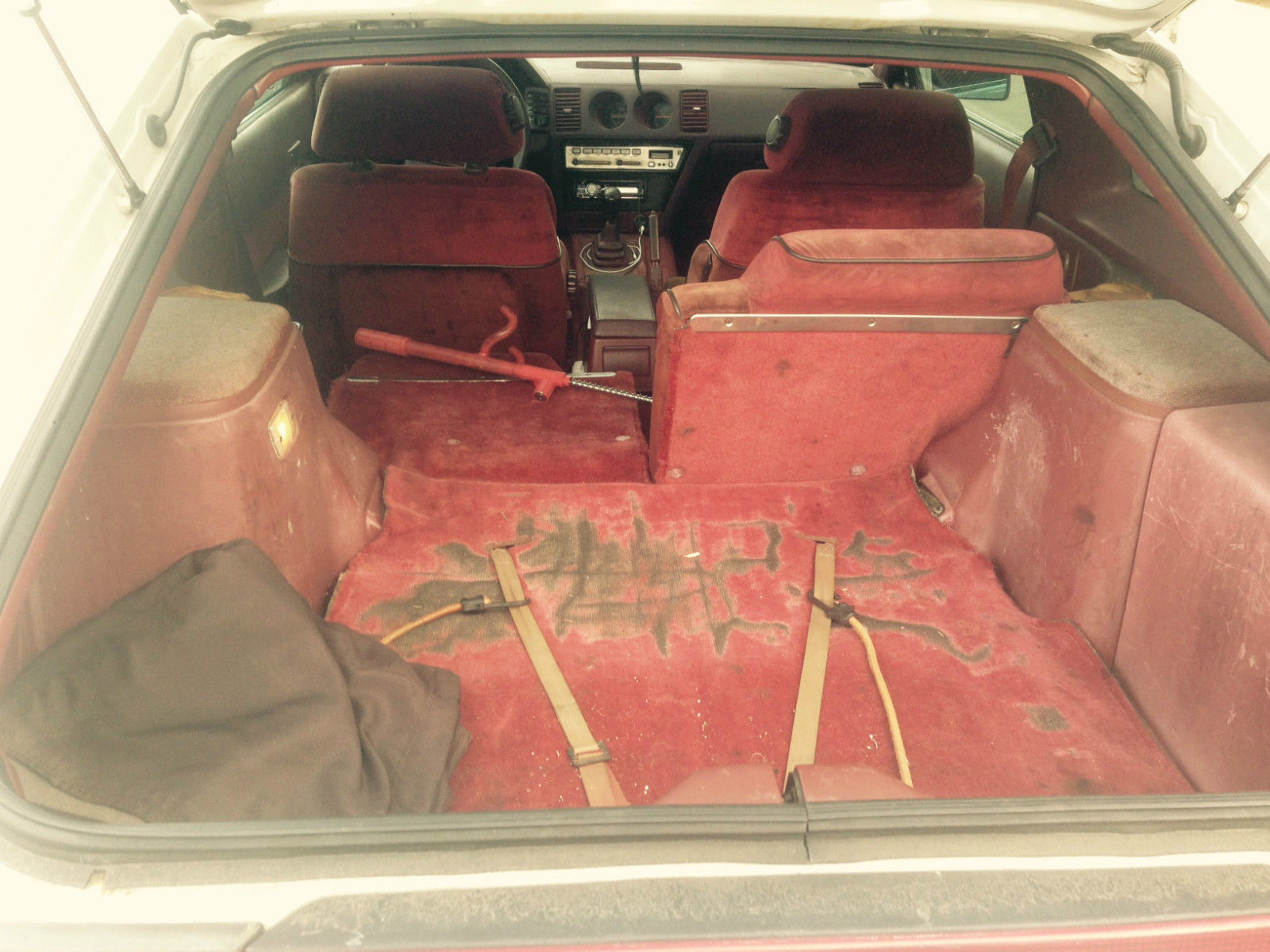 1985 light grey Nissan 300ZX 2+2 coupe