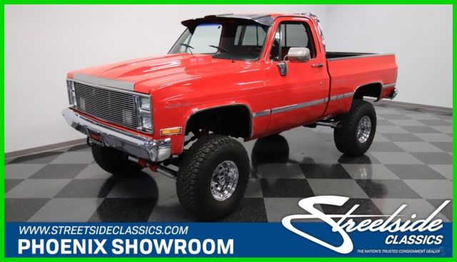 1985 Red Chevrolet K10