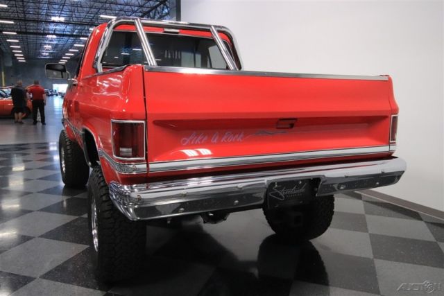 1985 Red Chevrolet K10