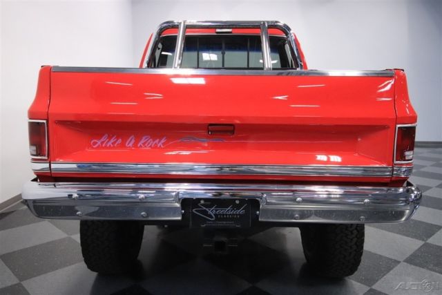 1985 Red Chevrolet K10