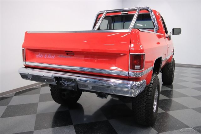 1985 Red Chevrolet K10