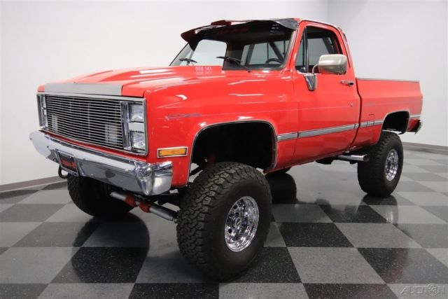 1985 Red Chevrolet K10