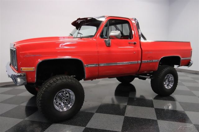 1985 Red Chevrolet K10