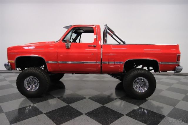 1985 Red Chevrolet K10