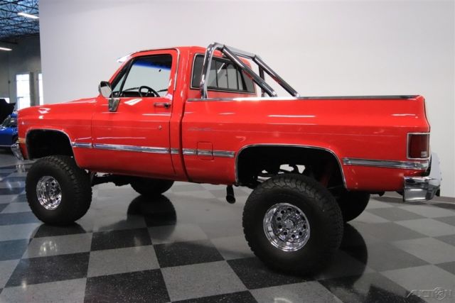 1985 Red Chevrolet K10