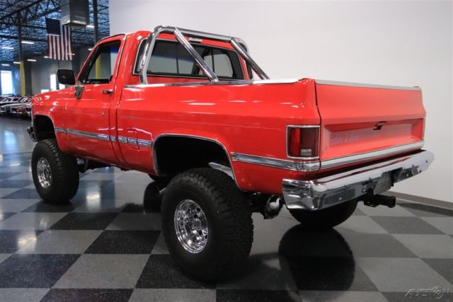 1985 Red Chevrolet K10