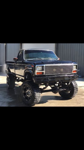 1985 Black Ford F-250 Standard Cab Pickup