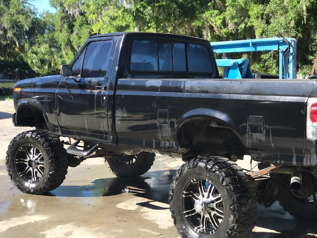 1985 Black Ford F-250 Standard Cab Pickup