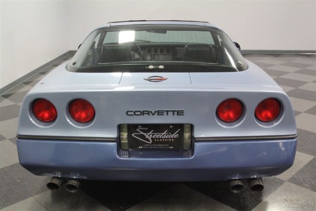 1985 Blue Chevrolet Corvette