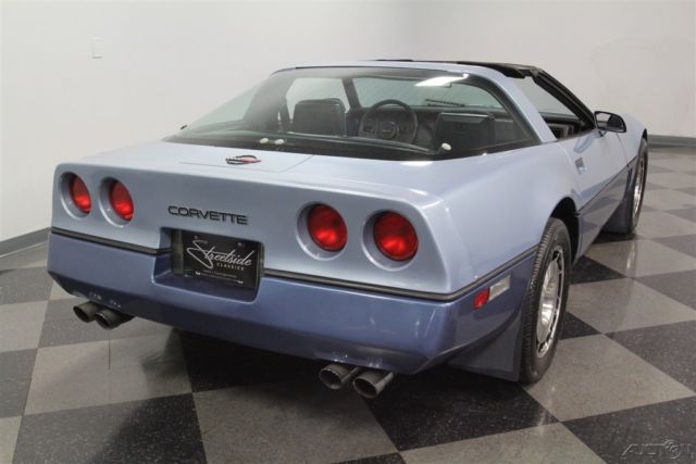 1985 Blue Chevrolet Corvette