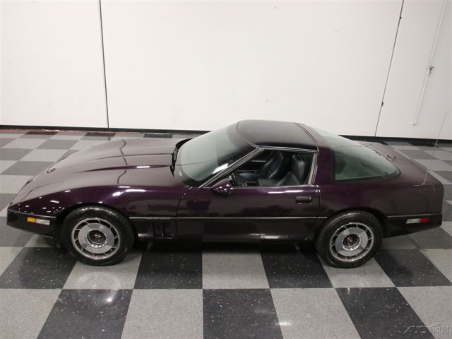 1985 Purple Chevrolet Corvette
