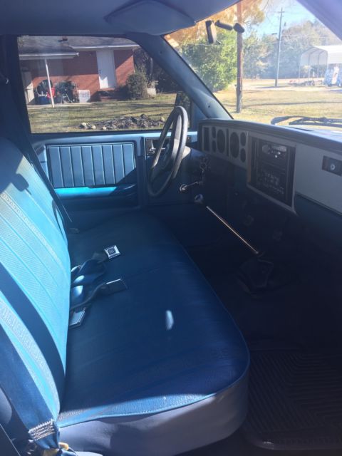 1985 Blue Chevrolet S-10 Regular Cab