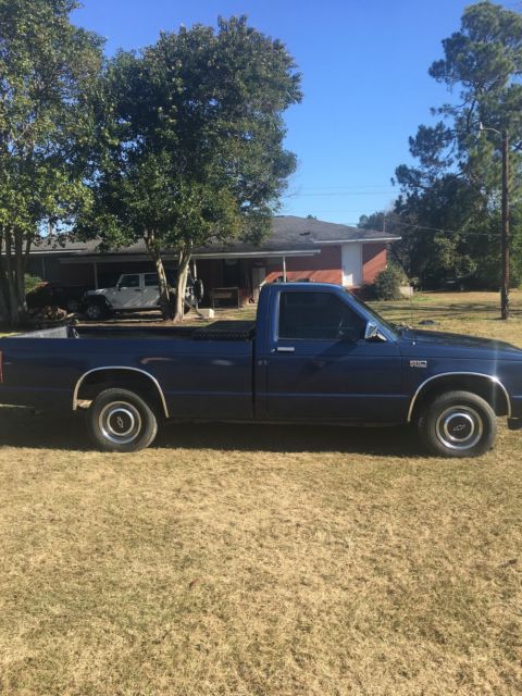 1985 Blue Chevrolet S-10 Regular Cab