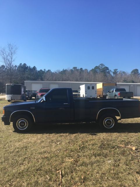 1985 Blue Chevrolet S-10 Regular Cab