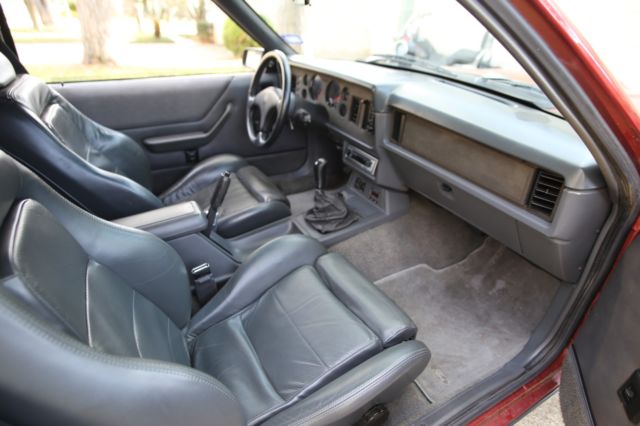 1985 Red 2A Ford Mustang Hatchback