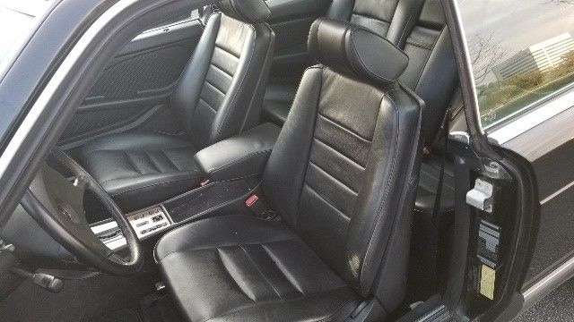 1985 Black Mercedes-Benz 500-Series Coupe