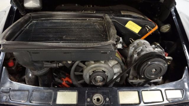 1985 Black Porsche 930 Coupe