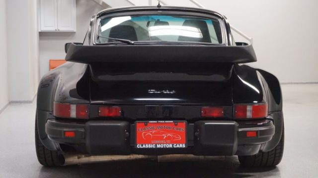 1985 Black Porsche 930 Coupe