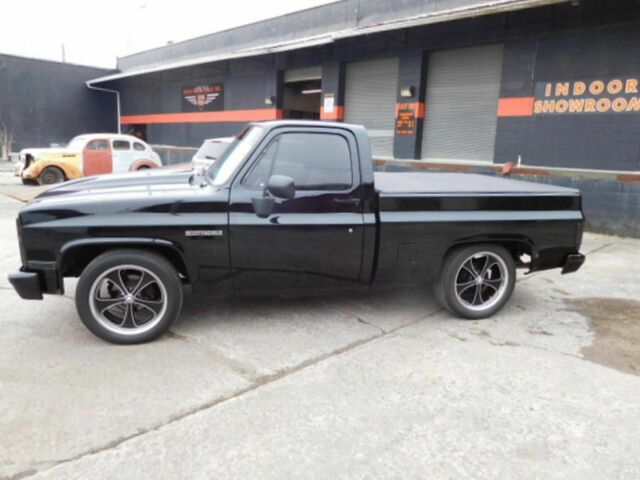 1985 Black Chevrolet C-10 Pickup Truck
