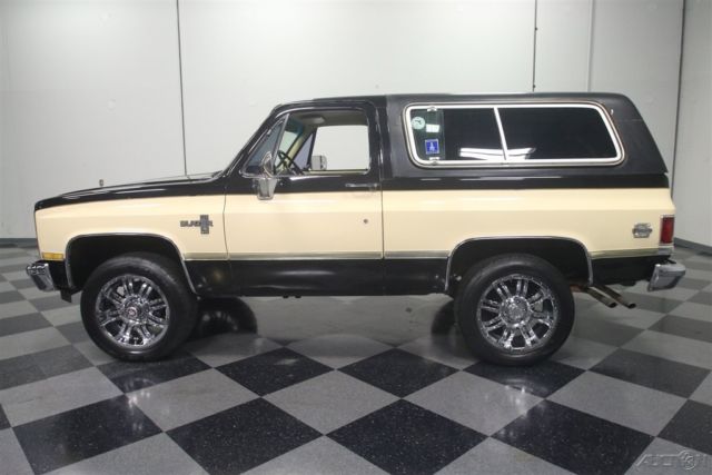 1985 Black Chevrolet Blazer