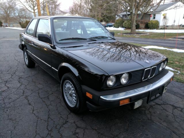 1985 Black BMW 3-Series Coupe