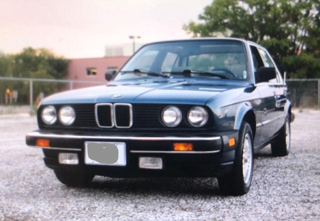 1985 Blue BMW 3-Series Sedan