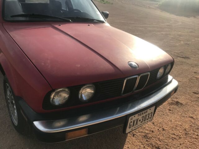 1985 Red BMW 3-Series Coupe