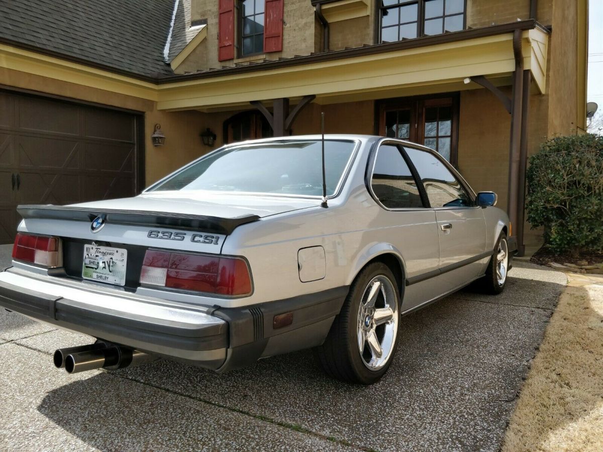 1985 Silver BMW 6-Series Coupe
