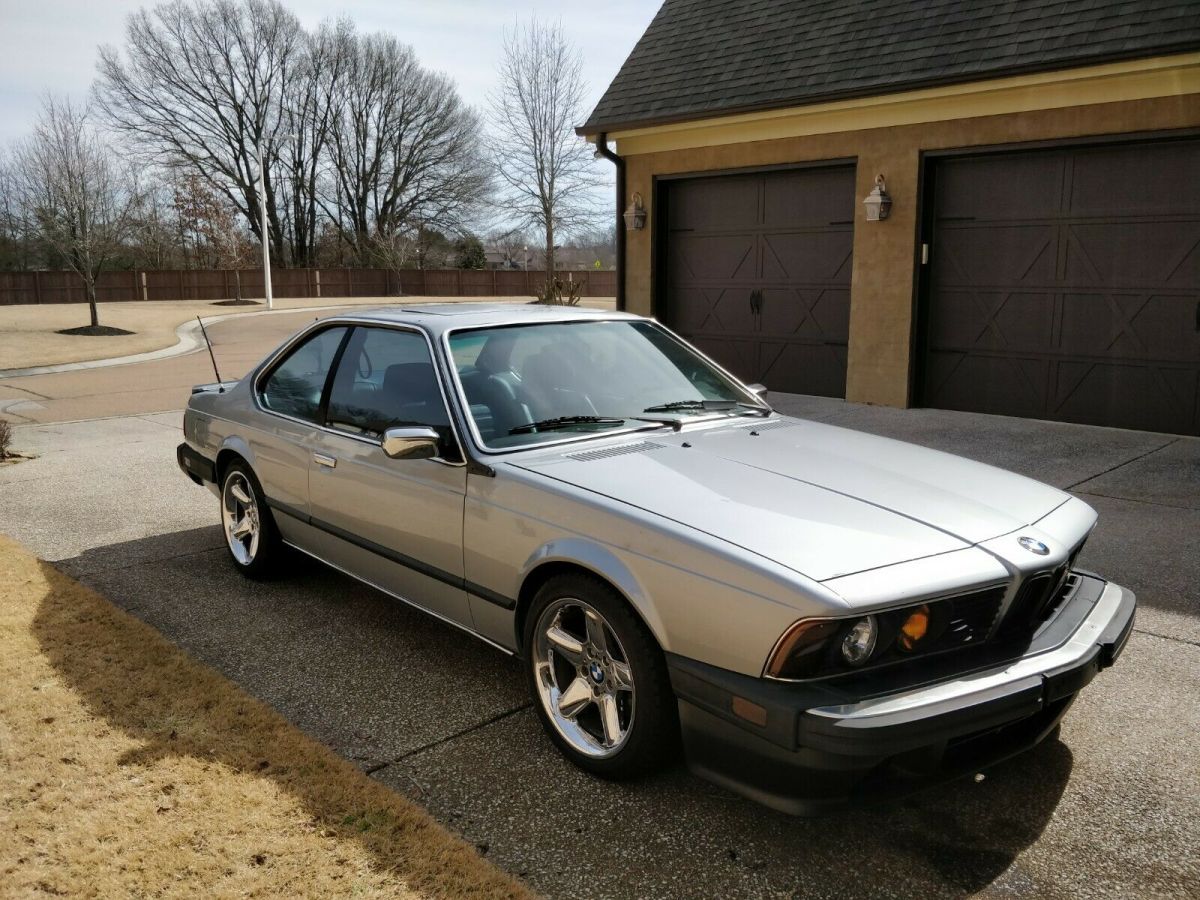 1985 Silver BMW 6-Series Coupe