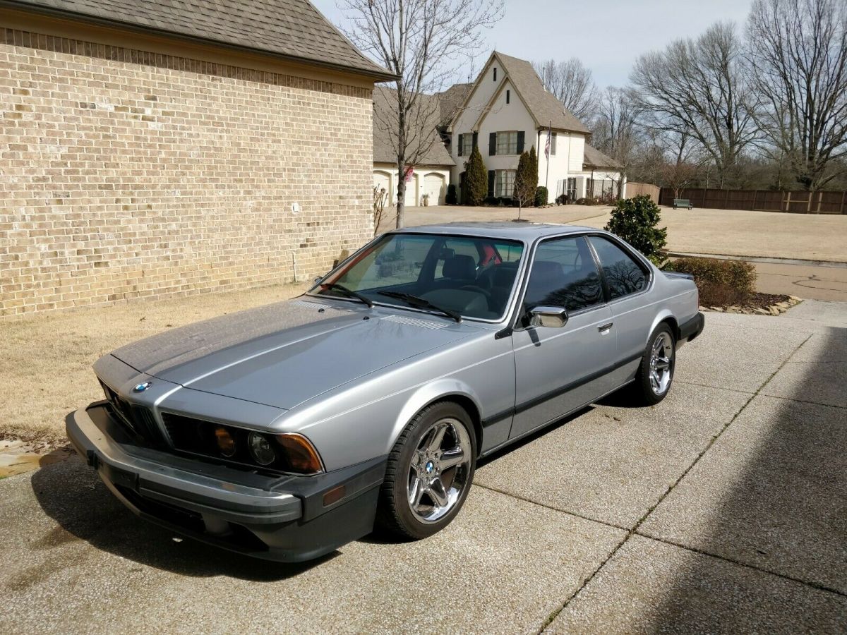 1985 Silver BMW 6-Series Coupe