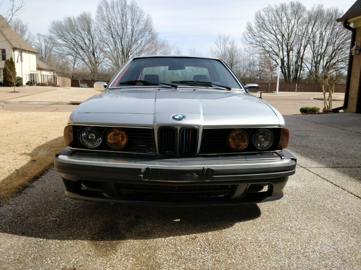 1985 Silver BMW 6-Series Coupe