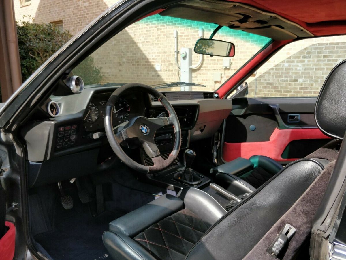 1985 Silver BMW 6-Series Coupe