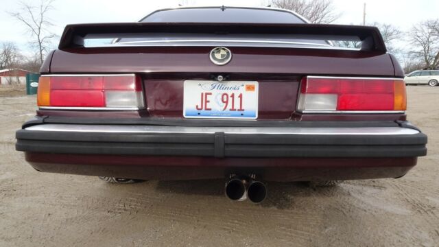 1985 Barbera Red BMW 6-Series Coupe