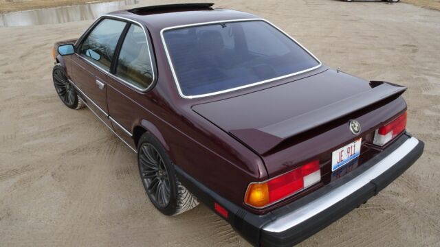 1985 Barbera Red BMW 6-Series Coupe