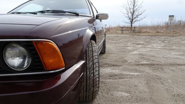 1985 Barbera Red BMW 6-Series Coupe