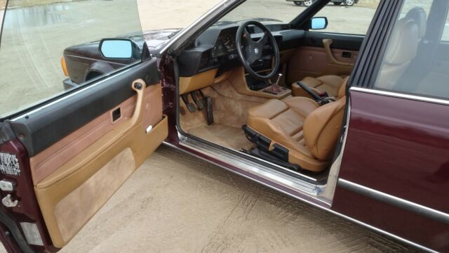 1985 Barbera Red BMW 6-Series Coupe