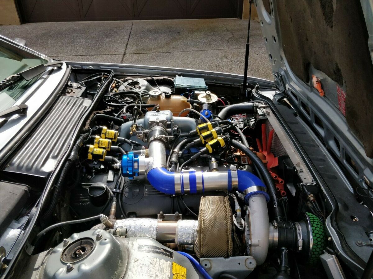 1985 Silver BMW 6-Series Coupe