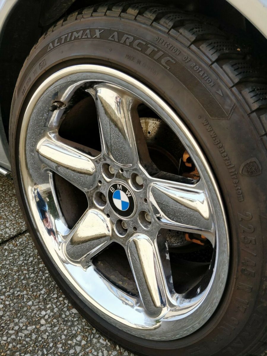 1985 Silver BMW 6-Series Coupe