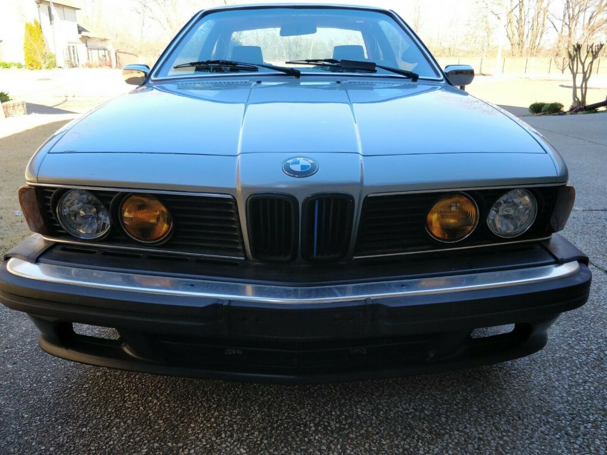 1985 Silver BMW 6-Series Coupe